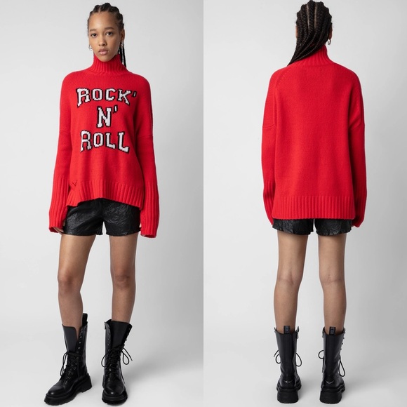Zadig & Voltaire Alma Rock N Roll Jumper, L - Picture 1 of 9